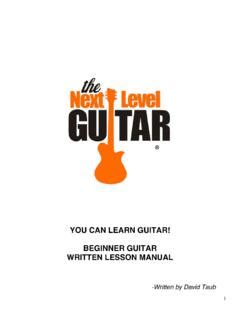 Manual Beginner Ebook Next Level Guitar