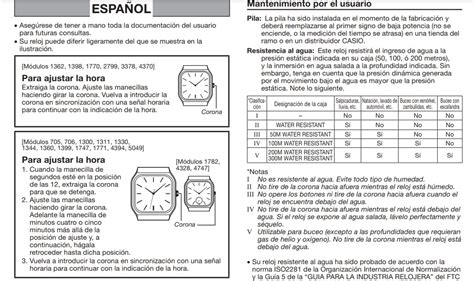 Manual Casio Relogio