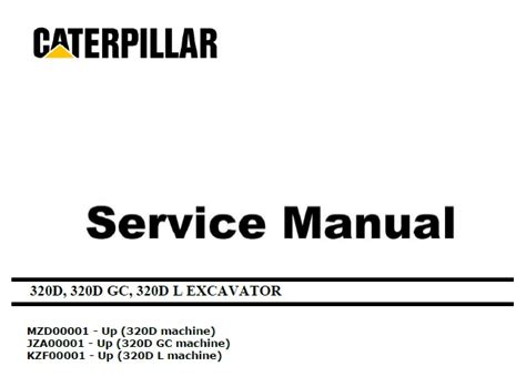 Manual Cat 320d
