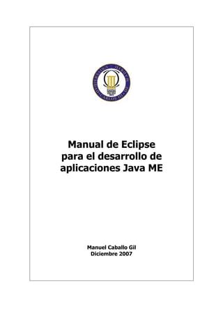 Manual De Eclipse Java En Espanol