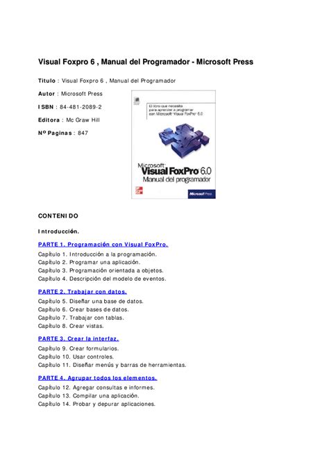 Manual De Visual Foxpro 6