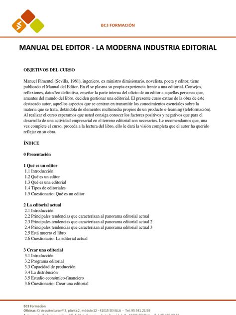 manual del editor como funciona la moderna indust