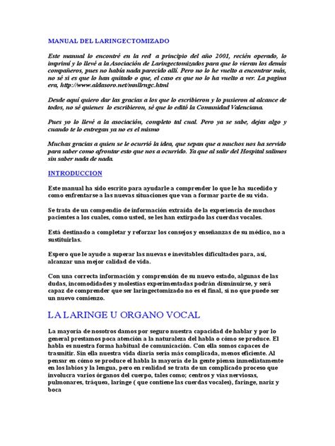 manual del laringectomizado