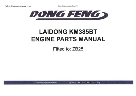 Manual Engine Dongfeng