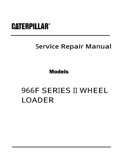 manual of 966f ii loader