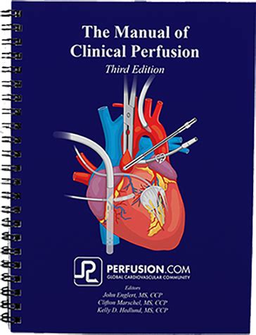 manual of clinical perfusion