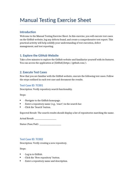 Manual Of Exercise Testing