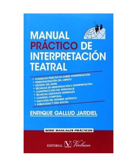 manual practico de interpretacion teatral