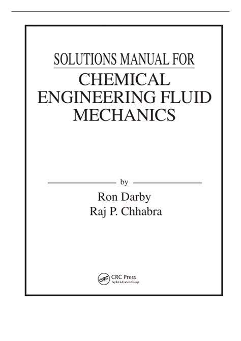 manual solution fluid mechanics darby