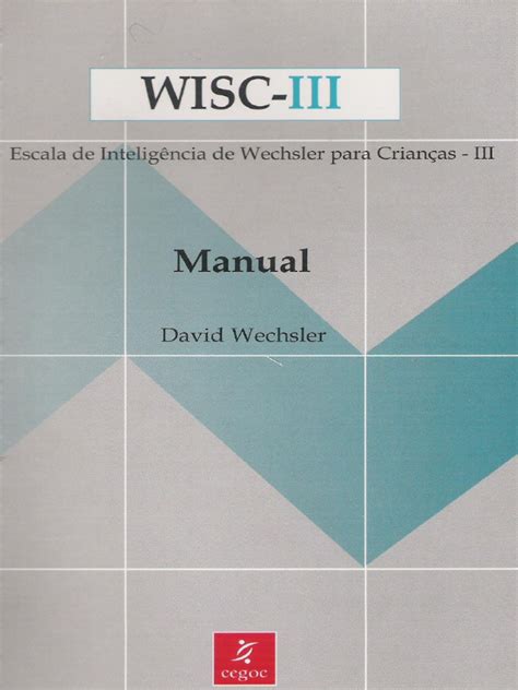 Manual Wisc Iii