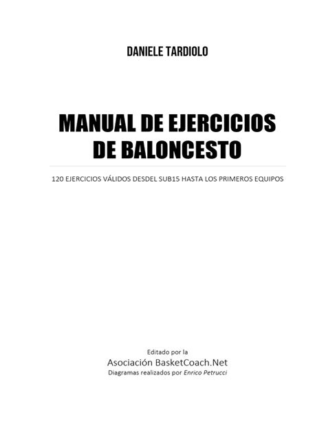 Full Download Manual De Ejercicios De Baloncesto File Type Pdf 