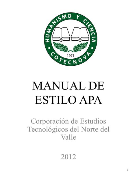 Read Manual De Estilo Apa 2012 Moto Place 