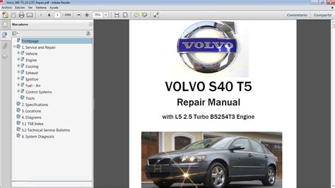 Full Download Manual De Mantenimiento Volvo S40 T5 2005 En Espanol 