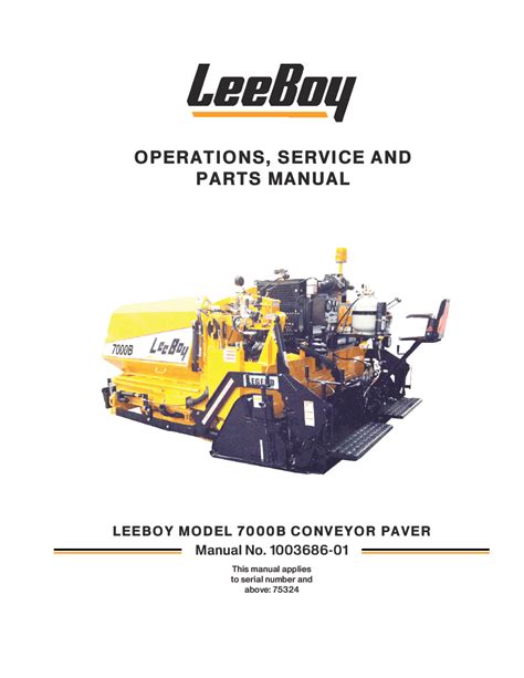 Download Manual For A Leeboy Paver 7000 Pdf 