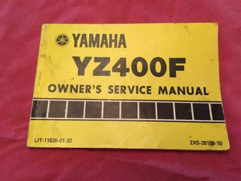 Read Online Manual From 99 Yz 400 