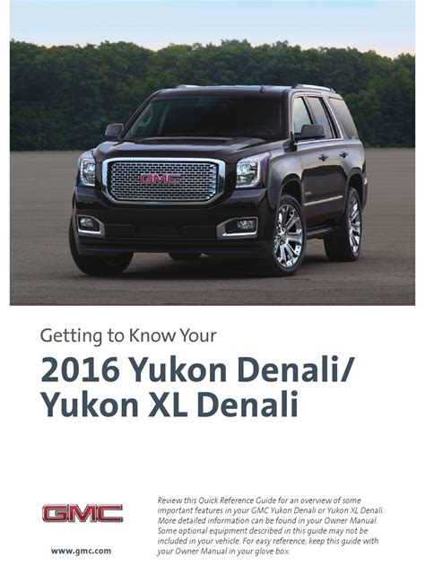 Read Online Manual Guide Yukon Denali 
