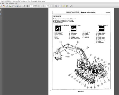 Read Online Manual Hitachi Ex200 2 Rjcain 