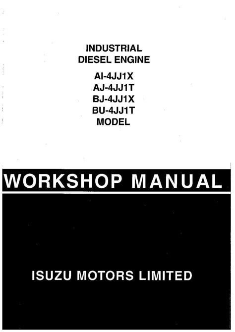 Download Manual Isuzu 4Ec1 