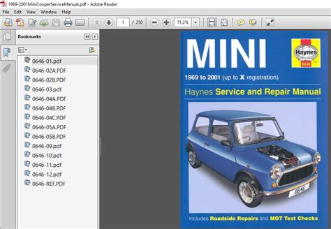Read Manual Mini Cooper 1969 