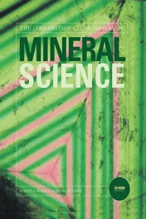 Download Manual Of Mineral Science Pdf Book 