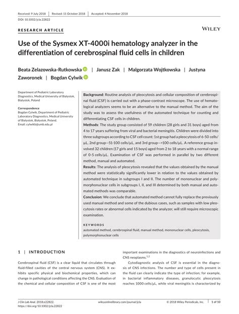 Read Online Manual Sysmex Xt 4000 Pdf Format Sixhead 