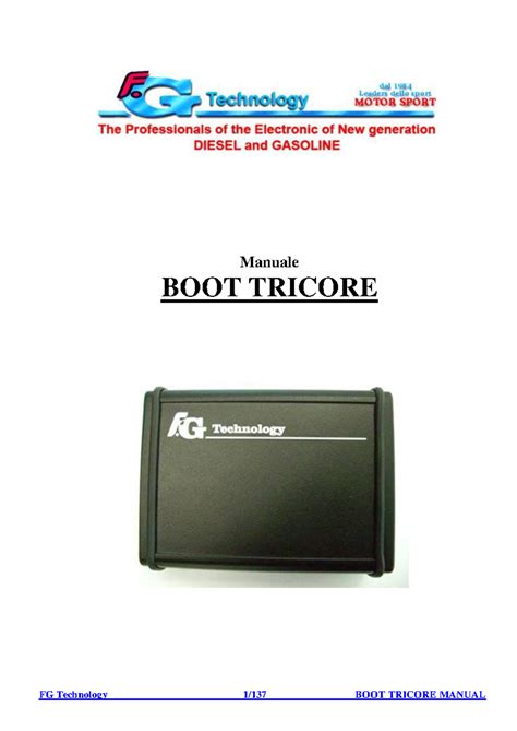 Manuale Boot Tricore