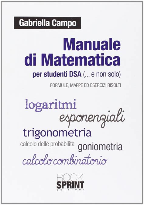 Full Download Manuale Di Matematica Per Studenti Dsa 