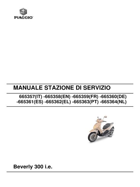 Read Manuale Stazione Di Servizio Beverly 500 Amross 