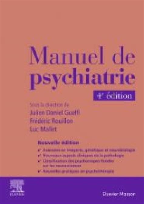 manuel de psychiatrie