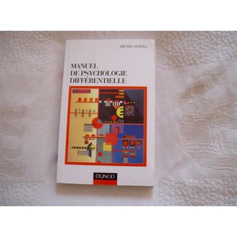 manuel de psychologie diffa c rentielle