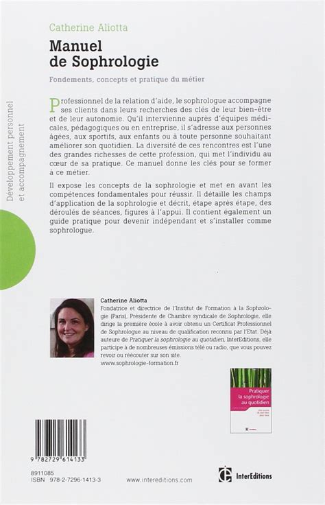 manuel de sophrologie 2e a c d fondements concept