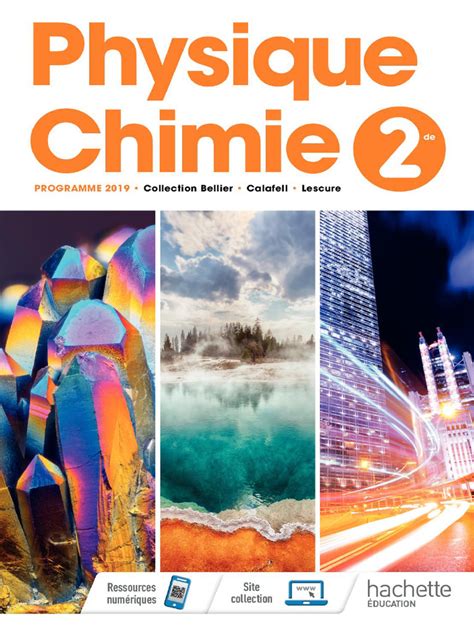 Manuel Seconde Physique Chimie