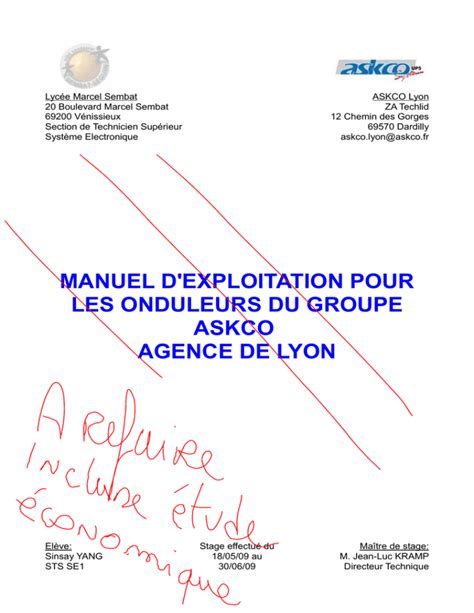 Download Manuel Dexploitation Pour Les Onduleurs Du Groupe Askco 