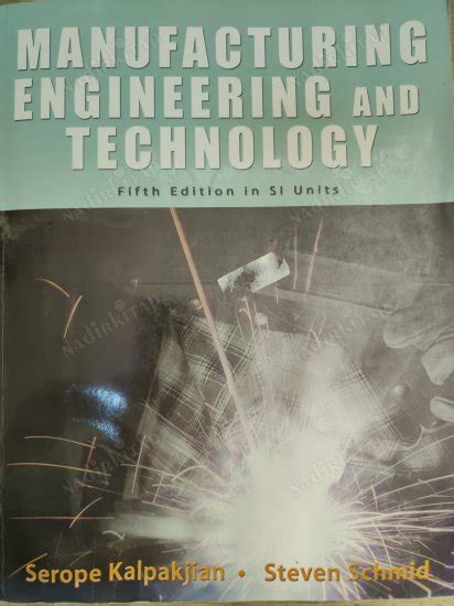 Manufacturing Engineering Technology Fifth Edition By