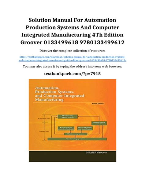 Manufacturing Solution Manual