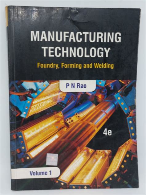 manufacturing technology pn rao