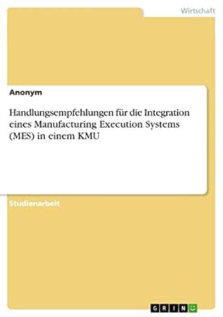 Download Manufacturing Execution Systeme Mes German Edition 