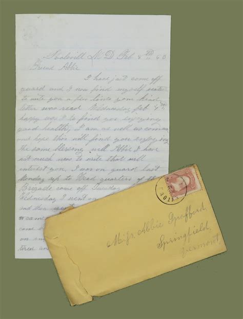 Manuscript Civil War Letter John C Rice Civil War Letter Writing - Civil War Letter Writing