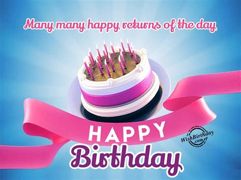 many happy returns