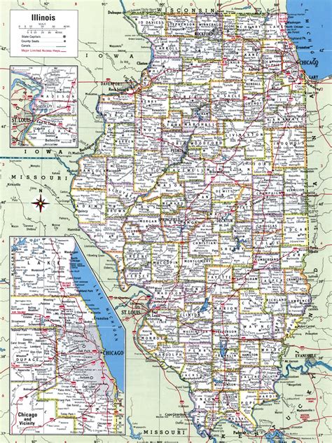 map counties illinois