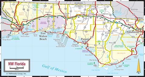 map florida panhandle