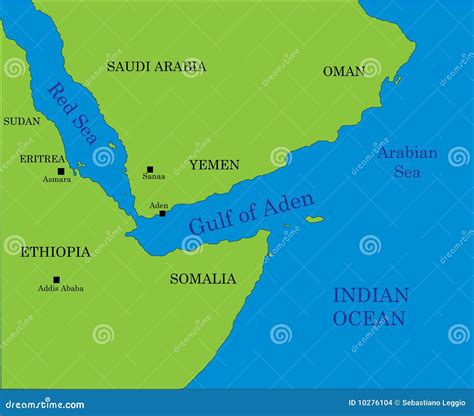 Map Gulf Of Aden