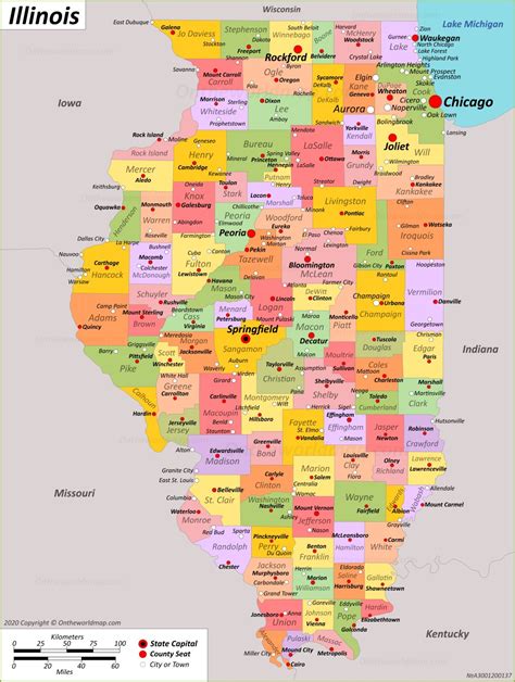 map illinois