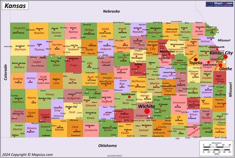 map kansas
