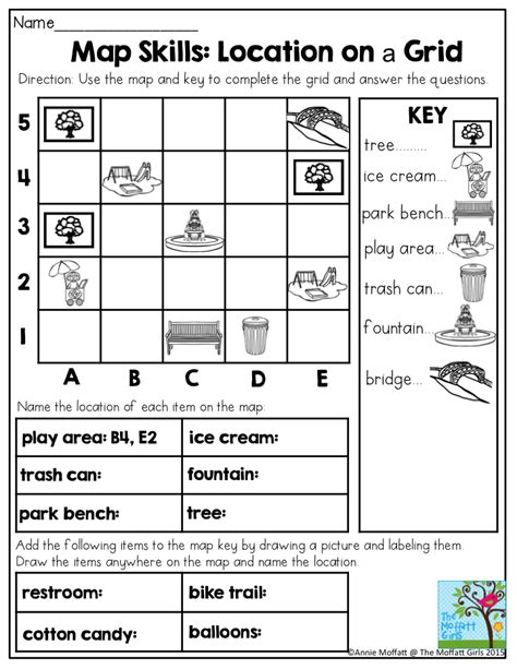 Map Keys Worksheet For Kids Kids Academy Using A Map Key Worksheet - Using A Map Key Worksheet