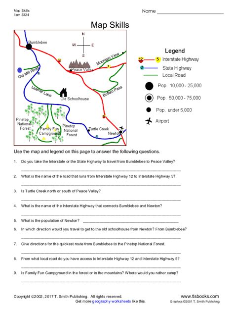 Map Legends Worksheet By Teach Simple Map Legend Worksheet - Map Legend Worksheet