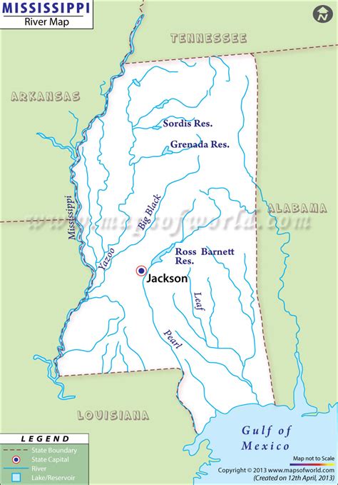 map mississippi river