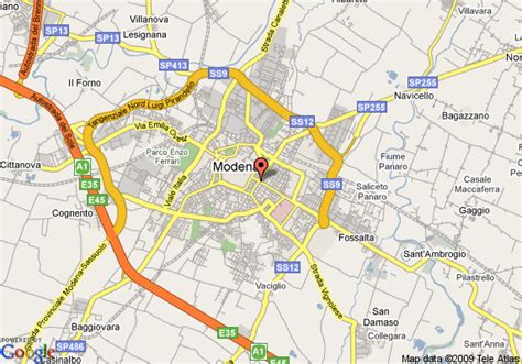 Map Modena Italy