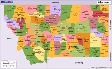 map montana