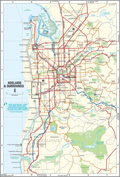 Map Of Adelaide Suburbs